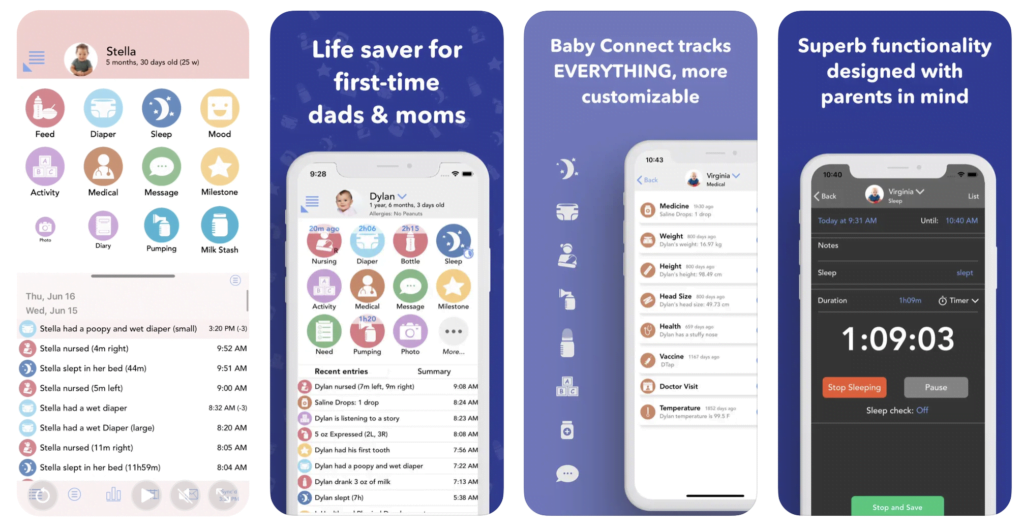 Baby Connect- Newborn Tracker App